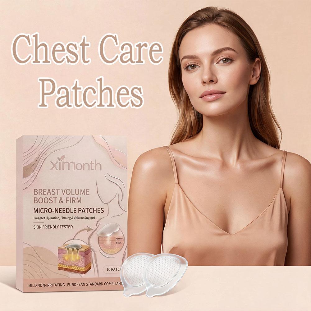 Nutrition & Fitness Station - Advanced Microneedles Breast Plumping Patch,Hydration Firming