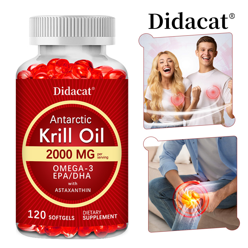 2000mg Antarctic Krill Oil wit - Krill Oil Supplement 评论和价格