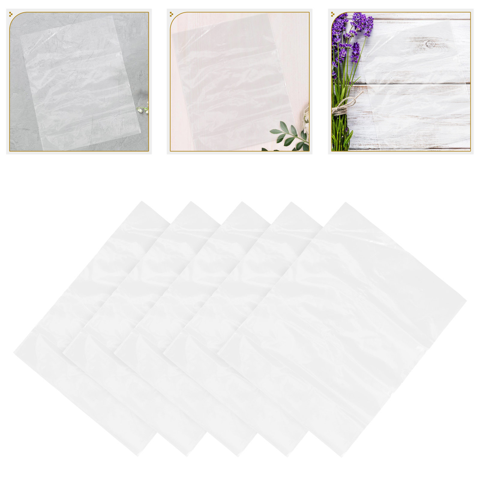 50pcs Flower Bags Plastic Fres - Nutrition & Fitness Station 评论和价格