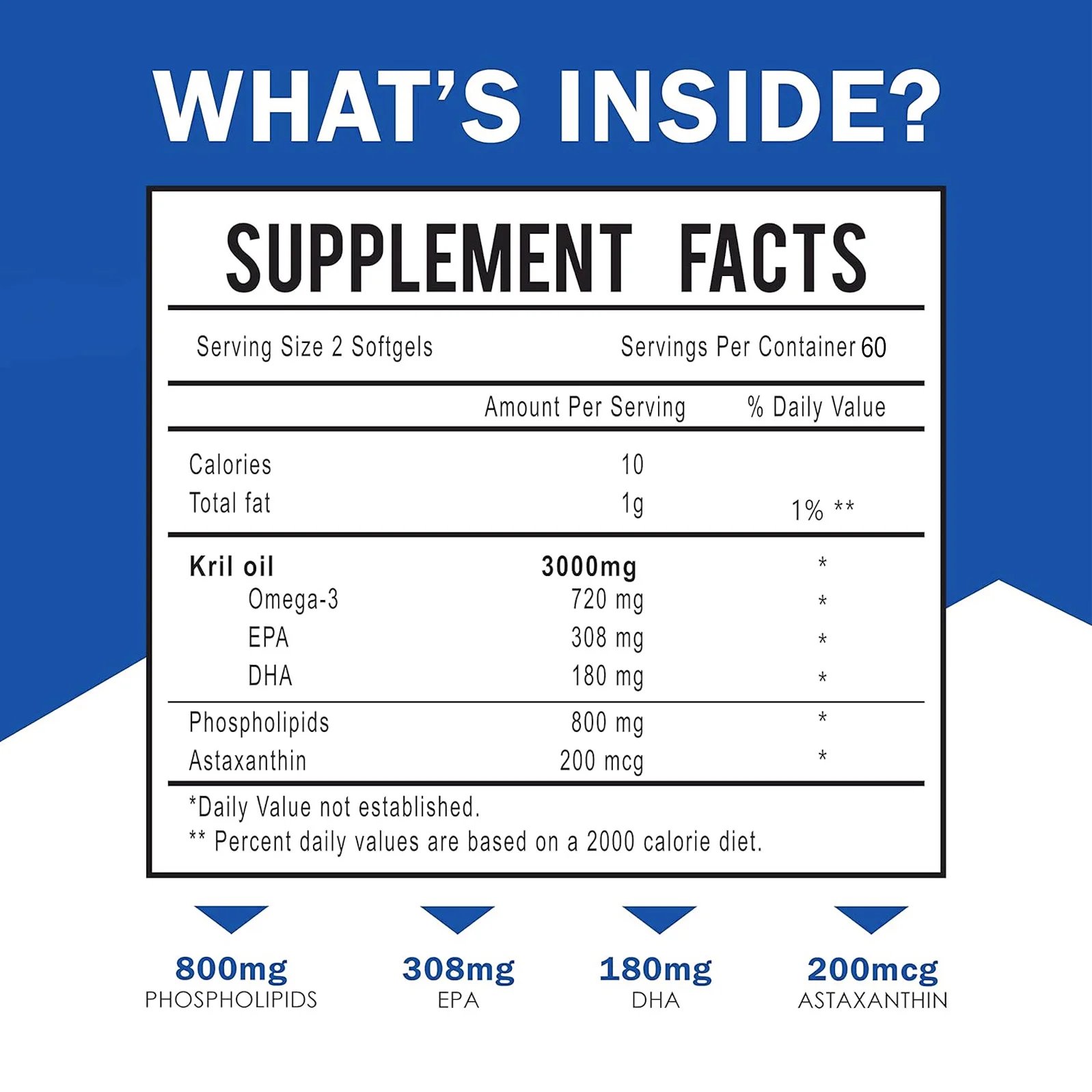Antarctic Krill Oil Supplement - Krill Oil Supplement 评论和价格