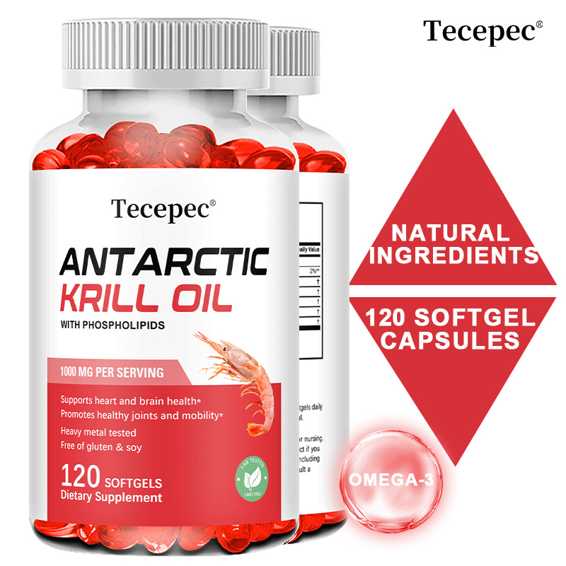 Antarctic Krill Oil 1000mg - W - Krill Oil Supplement 评论和价格